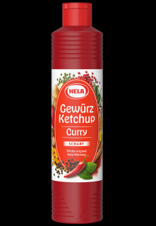 Hela Curry kořeněný kečup - ostrý 800ml  - originál z Německa