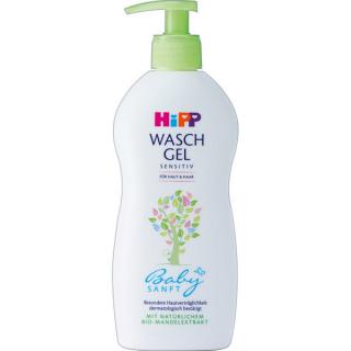 HiPP Babysanft Sprchový gel, 400 ml  - originál z Německa
