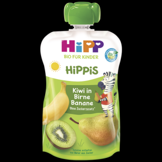 HiPP BIO Hippis Kiwi s hruškou a banánem 100 g