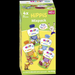 HiPP Bio Hippis Mixpack 4 x100 g, 400g