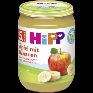 HiPP Bio jablko s banánem 190g