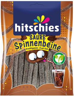 hitschies kyselé Cola pavoučí nožky 125g  - originál z Německa