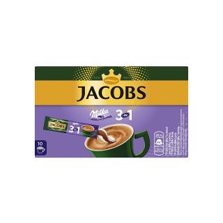 Jacobs instantní káva 3v1 s příchutí Milka 10x18g, 180g