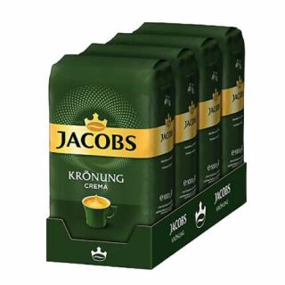 Jacobs Krönung Caffe Crema, zrnková káva 4x1 kg-VÝHODNÉ BALENÍ  - originál z Německa