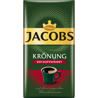 Jacobs Krönung Entkoffeiniert mletá káva 500g