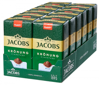 Jacobs Krönung pražená káva, mletá 12x500 g-VÝHODNÉ BALENÍ  - originál z Německa