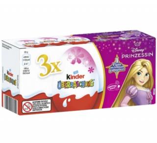 kinder  Disney Princezna  čokoládové vajíčko s překvapením 3ks, 60g