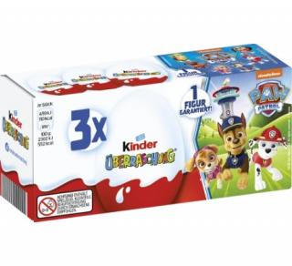 kinder  Paw Patrol  čokoládové vajíčko s překvapením 3ks, 60g