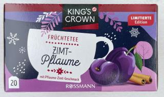 Kings Crown zimní čaj s příchutí skořice a švestek 20 ks