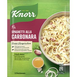 Knorr Fix špagety alla Carbonara pro 3 porce 36g