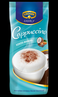 Krüger Cappuccino s kokosem a mandlemi 500 g