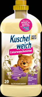 Kuschelweich prací gel na barevné prádlo Šťastný moment, 35 dávek, 1,925l
