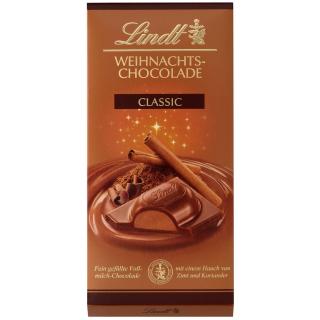 Lindt vánoční čokoláda Classic 100g