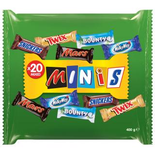 Mars mixed Minis 20ks, 400g