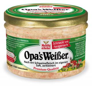 Mehlig & Heller Premium paštika s 88% masa 250g  - originál z Německa