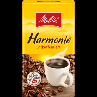 Melitta Harmonie bez kofeinu, mletá káva 500g