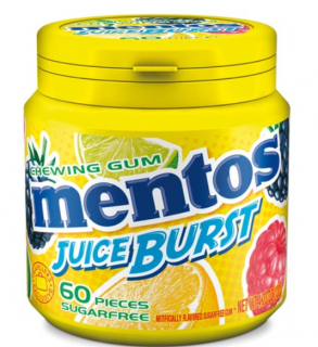 Mentos žvýkačky bez cukru Juice burst yellow 120 g