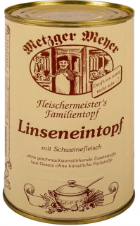 Metzger Meyer čočkový eintopf s vepřovým masem 1,2 kg  - originál z Německa