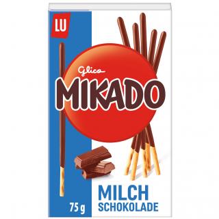 Mikado tyčinky sušenka a mléčná čokoláda 75g