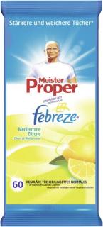 Mr.Proper univerzální čistící ubrousky s vůní citrónu 60 ks  - originál z Německa