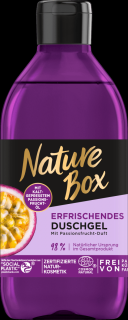 Nature Box sprchový gel se za studena lisovaným mučenkovým olejem 385ml