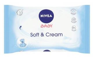 Nivea Baby čistící ubrousky Soft & Cream 63 ks