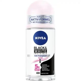 Nivea Men Black & White Invisible Clear roll-on 50 ml