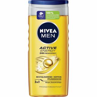 Nivea Men pečující sprchový gel Active Energy 3in1 pro muže 250 ml