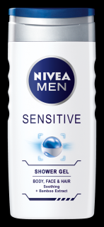 Nivea Men Sensitive sprchový gel 250 ml  - originál z Německa