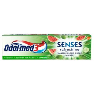 Odol Med 3 SENSES refreshing zubní pasta s příchutí melounu 75ml