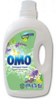 Omo prací gel Liquid apple blossom & water lily 100 pracích dávek, 5 l  - originál z Německa