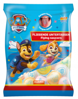 Paw Patrol Létající talířky se šumivou náplní 39g