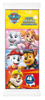 Paw Patrol Mléčné čokolády (4x20g) 80g