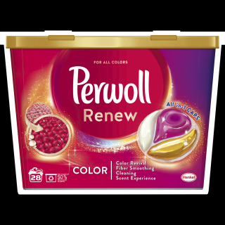 Perwoll Renew Color prací kapsle All-in-One 28 dávek, 378 g