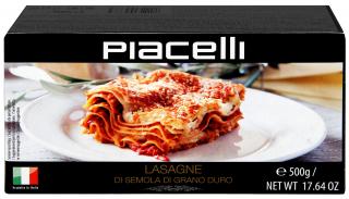 Piacelli Těstoviny lasagne, originální italské 500g  - originál z Německa