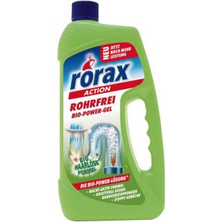 Rorax Bio-Power-Gel, čistič potrubí 1l