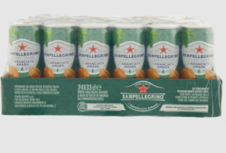 Sanpellegrino Naturali LAranciata Amara - hořký pomeranč 24x330ml-VÝHODNÉ BALENÍ