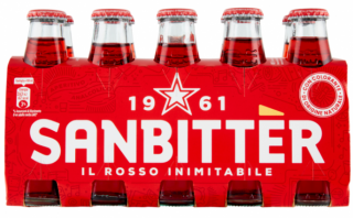 Sanpellegrino Sanbitter rosso nealkoholický aperitiv 10 x 100 ml  - originál z Německa