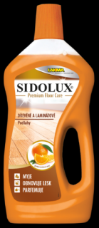 Sidolux Premium na dřevěné a laminátové podlahy - pomerančový olej 750ml