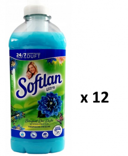 Softlan 3D Ultra aviváž se svěží tropickou vůní 31 PD, 650 ml - 12 kusů-VÝHODNÉ BALENÍ