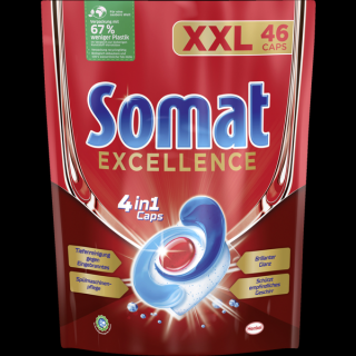 Somat excellence tablety do myčky 4-in-1, 46 ks, 796g