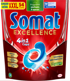 Somat Excellence tablety do myčky 4-in-1, 54 ks