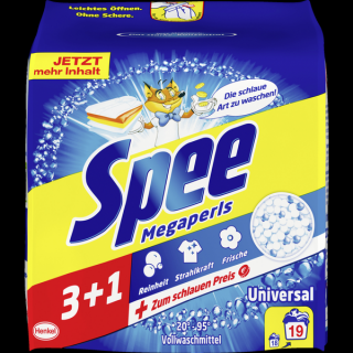 Spee univerzální prací prášek na praní Megaperls 19 dávek, 1,14 kg