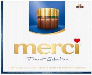 Storck Merci Finest Selection Mléčná čokoláda 250g  - originál z Německa