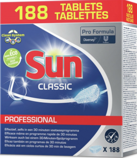 SUN Tablety do myčky Classic Professional 188 ks  - originál z Německa