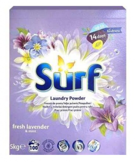 Surf prací prášek Fresh Lavender 100 dávek, 5 kg