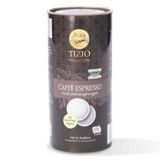 Tizio Caffé Espresso kávové pody 20 ks, 144g