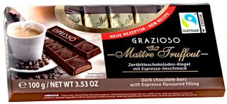Truffout Grazioso Mléčná čokoláda s espressem 8 ks, 100g  - originál z Německa