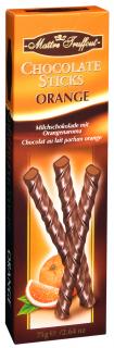 Truffout Mléčné čokoládové tyčinky, pomeranč 75g  - originál z Německa
