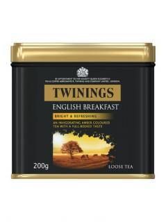 Twinings English Breakfast Tee sypaný černý čaj 200 g  - originál z Německa